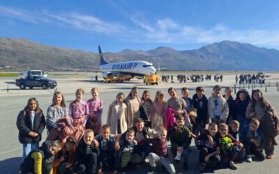 Trećaši na terenskoj nastavi u Zračnoj luci Ruđer Bošković